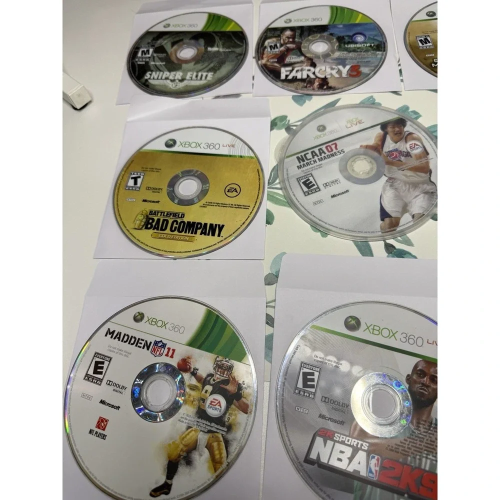 Lot of 14 Xbox 360 Games‎ Sniper Elite Far Cry 3 MW3 Gears of War + More